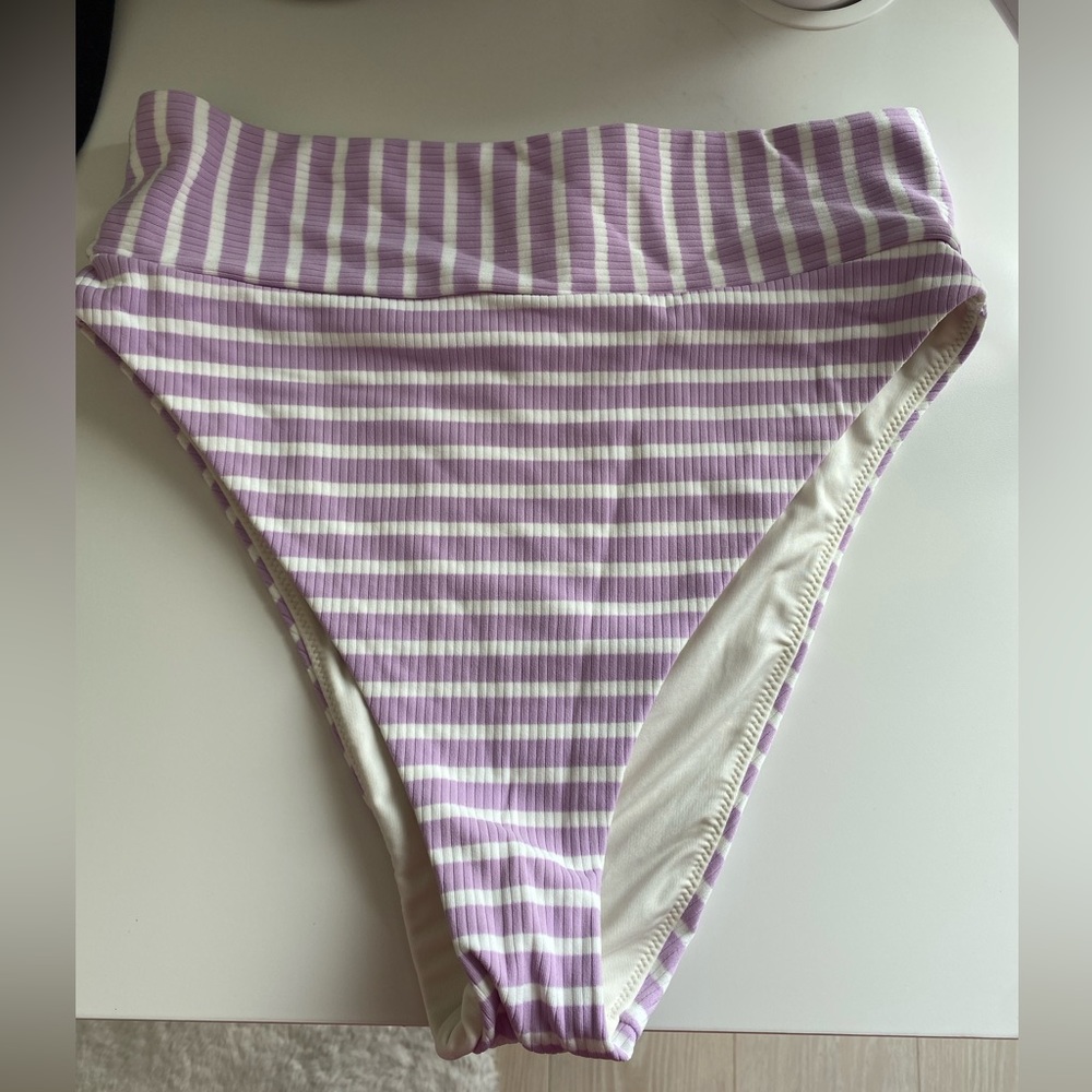 High waisted bathing suit bottoms